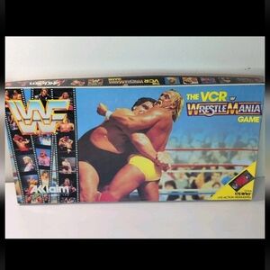 1998 The VCR Wrestlemania Game WWF WWE Akklaim VHS Hulk Hogan Wrestling